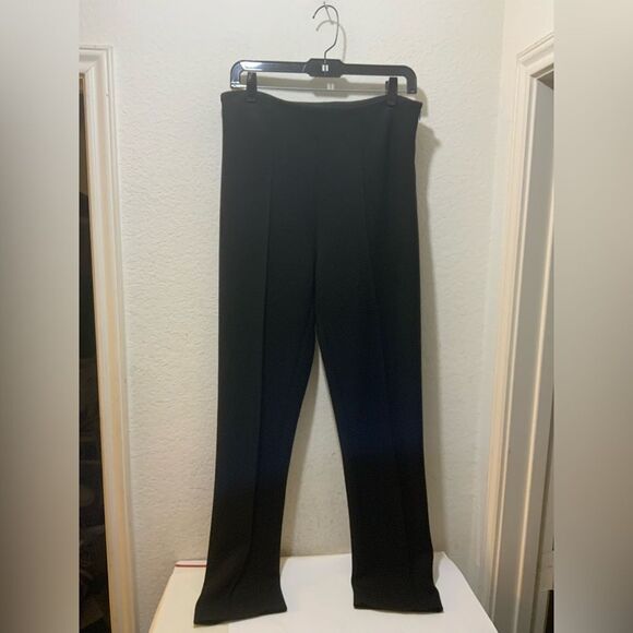 Lisa Perry New York Wide Leg Pants Size Black Women’s 100% wool size 12 - Picture 1 of 7